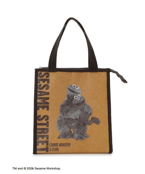 SESAME STREET(セサミストリート)の「保冷バッグ(エコバッグ/サブバッグ・レディース・ホワイト/キャメル・F)」の1枚目の写真