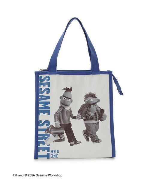 SESAME STREET(セサミストリート)の「保冷バッグ(エコバッグ/サブバッグ・レディース・ホワイト/キャメル・F)」の2枚目の写真