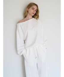 swane（スワネ）の「off shoulder loose sweat（スウェット）」