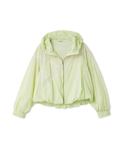SNIDEL（スナイデル）の「【Chacott】コラボナイロンレースブルゾン（ブルゾン・レディース・ライム/ピンク/オフホワイト・F）」の3枚目の写真