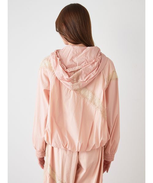 SNIDEL（スナイデル）の「【Chacott】コラボナイロンレースブルゾン（ブルゾン・レディース・ライム/ピンク/オフホワイト・F）」の6枚目の写真