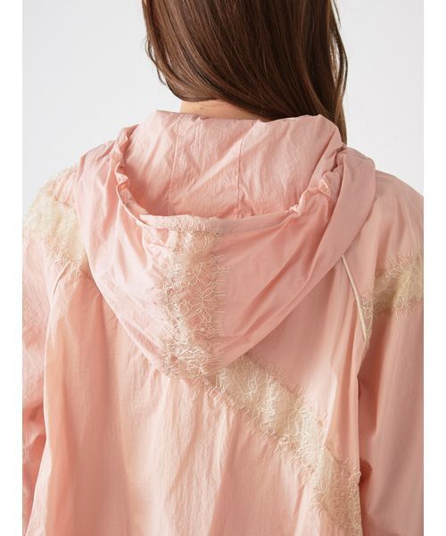 SNIDEL（スナイデル）の「【Chacott】コラボナイロンレースブルゾン（ブルゾン・レディース・ライム/ピンク/オフホワイト・F）」の15枚目の写真