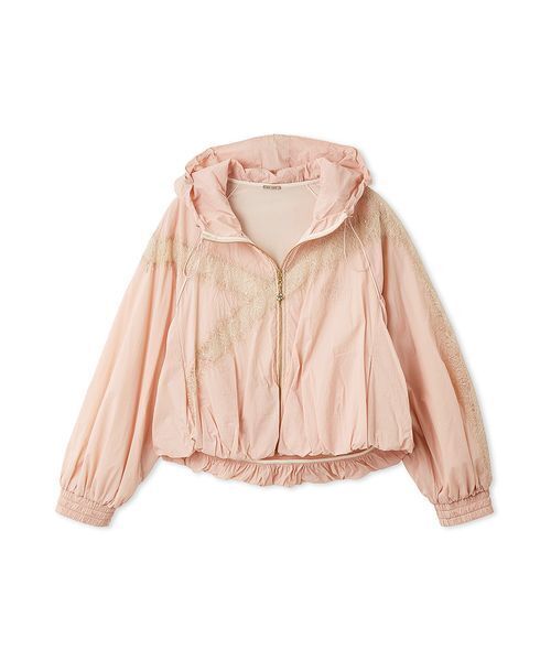 SNIDEL（スナイデル）の「【Chacott】コラボナイロンレースブルゾン（ブルゾン・レディース・ライム/ピンク/オフホワイト・F）」の19枚目の写真