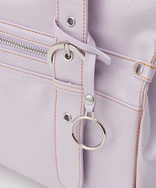 GRAIN(グレイン)の「【GRAIN/グレイン】バイカラーステッチヴィンテージBIGハンドバッグ(トートバッグ・レディース・ピンク/ブラウン/ブラック・FREE)」の18枚目の写真