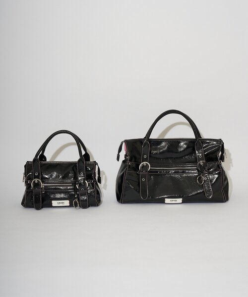 GRAIN(グレイン)の「【GRAIN/グレイン】バイカラーステッチヴィンテージBIGハンドバッグ(トートバッグ・レディース・ピンク/ブラウン/ブラック・FREE)」の12枚目の写真