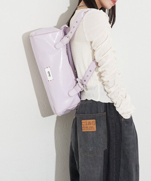 GRAIN(グレイン)の「【GRAIN/グレイン】バイカラーステッチヴィンテージBIGハンドバッグ(トートバッグ・レディース・ピンク/ブラウン/ブラック・FREE)」の9枚目の写真