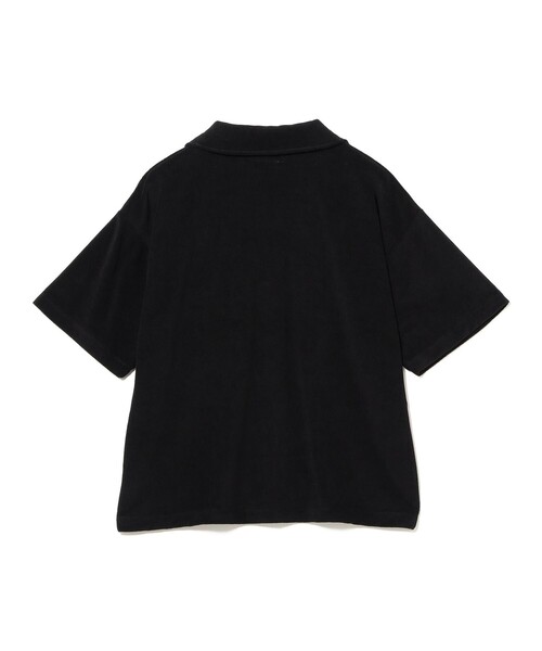 BEAMS T(ビームスティー)の「PILE SKIPPER SHIRT(ポロシャツ・メンズ・ナチュラル/ブラック・L/XL/M/S)」の9枚目の写真