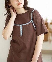 【セットアイテム】ヘンリーネックキャミ アソートTシャツセット
