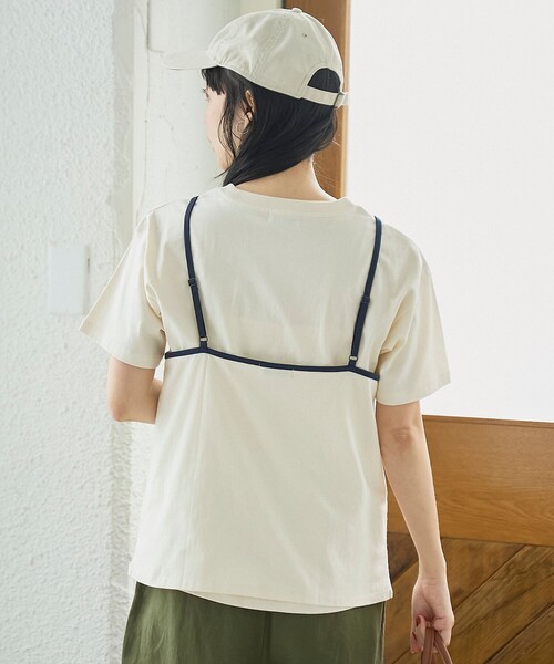 coen(コーエン)の「【セットアイテム】ヘンリーネックキャミ アソートTシャツセット(Tシャツ/カットソー・レディース・ナチュラル/ブラウン/その他1/その他2・M/L)」の9枚目の写真