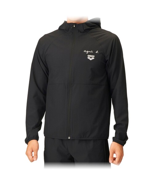 agnes b.（アニエスベー）の「agnes b. x arena ジャケット（ブルゾン・レディース・ブラック・XL/L/S）」の9枚目の写真
