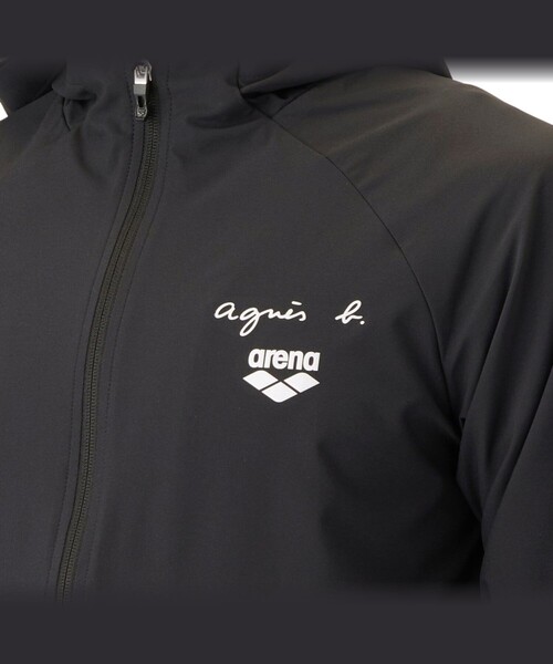 agnes b.（アニエスベー）の「agnes b. x arena ジャケット（ブルゾン・レディース・ブラック・XL/L/S）」の12枚目の写真