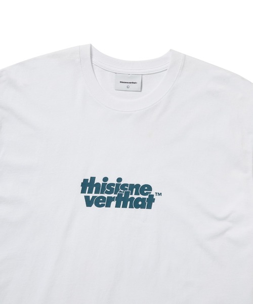 thisisneverthat(ディスイズネバーザット)の「OL-Logo Tee(Tシャツ/カットソー・メンズ・ダークグレー/ブルー系その他/ホワイト/ブラック・L/M/S/XL)」の5枚目の写真
