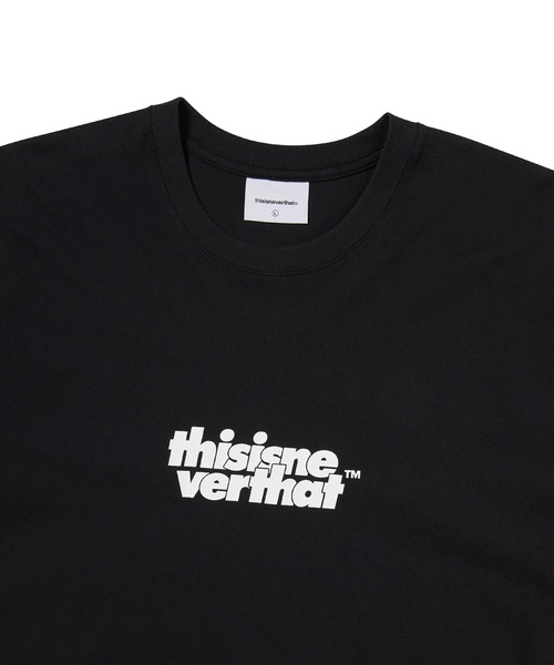 thisisneverthat(ディスイズネバーザット)の「OL-Logo Tee(Tシャツ/カットソー・メンズ・ダークグレー/ブルー系その他/ホワイト/ブラック・L/M/S/XL)」の7枚目の写真