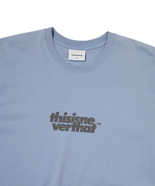 thisisneverthat(ディスイズネバーザット)の「OL-Logo Tee(Tシャツ/カットソー・メンズ・ダークグレー/ブルー系その他/ホワイト/ブラック・L/M/S/XL)」の11枚目の写真