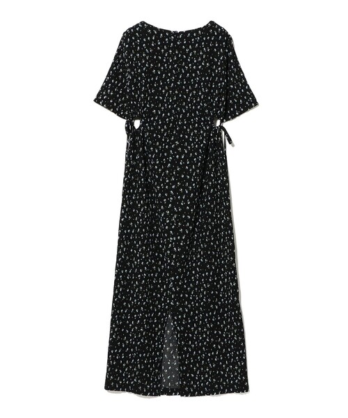 Ray BEAMS（レイビームス）の「フラワー プリント カットアウト ワンピース（ワンピース・レディース・ダークブラウン/ブラック・ONE SIZE）」の12枚目の写真