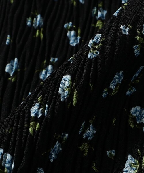 Ray BEAMS（レイビームス）の「フラワー プリント カットアウト ワンピース（ワンピース・レディース・ダークブラウン/ブラック・ONE SIZE）」の13枚目の写真