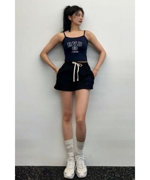 RVD(アールブイディー)の「(カレッジキャンペーン) クロップキャミソール(イェールネイビー)(Tシャツ/カットソー・レディース・その他・SMALL/MEDIUM/LARGE)」の17枚目の写真