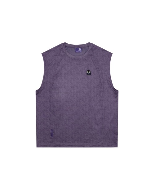 AAPE BY A BATHING APE(エーエイプバイアベイシングエイプ)の「AAPE UNION SPORT "GYM" Cool Touch Instant Cooling Tanks(タンクトップ・メンズ・ライトブラック/ライトパープル・LARGE/MEDIUM/SMALL/X-LARGE)」の2枚目の写真
