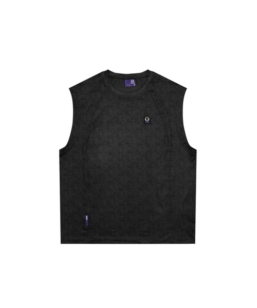 AAPE BY A BATHING APE(エーエイプバイアベイシングエイプ)の「AAPE UNION SPORT "GYM" Cool Touch Instant Cooling Tanks(タンクトップ・メンズ・ライトブラック/ライトパープル・LARGE/MEDIUM/SMALL/X-LARGE)」の1枚目の写真