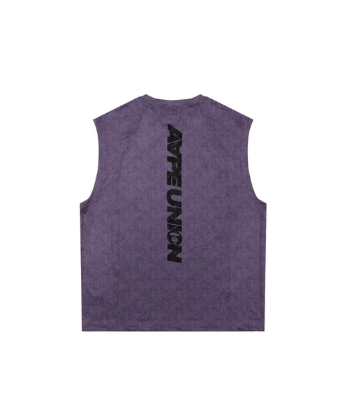 AAPE BY A BATHING APE(エーエイプバイアベイシングエイプ)の「AAPE UNION SPORT "GYM" Cool Touch Instant Cooling Tanks(タンクトップ・メンズ・ライトブラック/ライトパープル・LARGE/MEDIUM/SMALL/X-LARGE)」の7枚目の写真