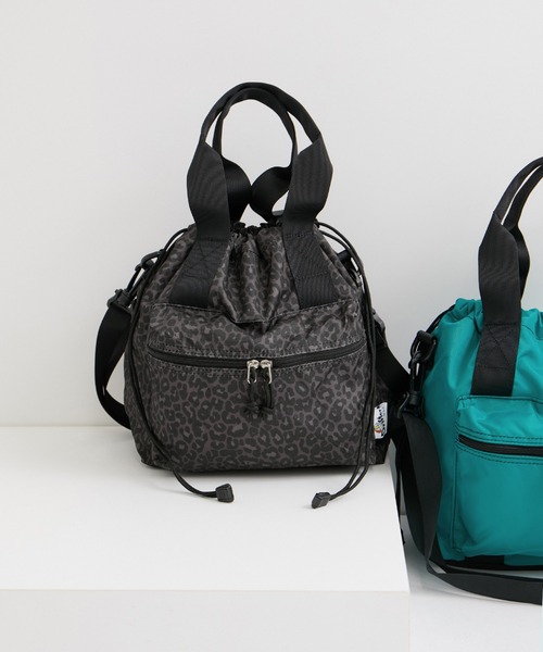 Drifter（ドリフター）の「【Drifter/ドリフター】HANDLE POCKET TOTE（トートバッグ・レディース・ターコイズブルー/ブラック系その他2/ブラック・FREE）」の5枚目の写真