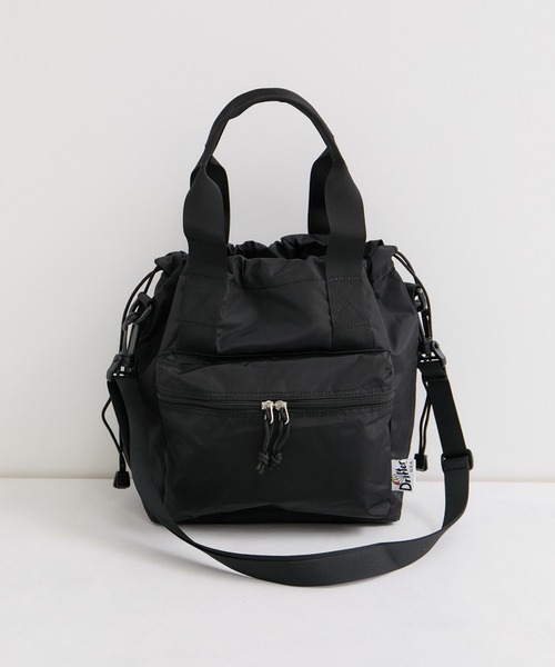 Drifter（ドリフター）の「【Drifter/ドリフター】HANDLE POCKET TOTE（トートバッグ・レディース・ターコイズブルー/ブラック系その他2/ブラック・FREE）」の6枚目の写真