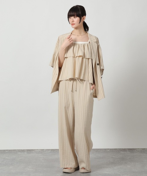 LAKOLE（ラコレ）の「リネンライクイージーパンツ2 / 657098（その他パンツ・レディース・ライトグリーン/チャコール/アイボリー/グレイッシュベージュ・MEDIUM/LARGE）」の22枚目の写真