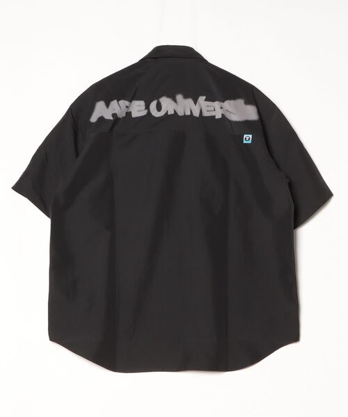 AAPE BY A BATHING APE（エーエイプバイアベイシングエイプ）の「AAPE SHORT SLEEVE SHIRT（シャツ/ブラウス・メンズ・ブラック・LARGE/MEDIUM/X-LARGE/SMALL）」の6枚目の写真