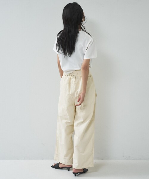 GALLEST（ギャレスト）の「【一部店舗限定】ウエストラップジョガーパンツ（その他パンツ・レディース・ベージュ/オフホワイト/ブラック・38）」の17枚目の写真