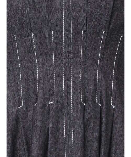 ELENDEEK（エレンディーク）の「ウエストタックワンピース（ワンピース・レディース・ベージュ/インディゴブルー・02/01）」の11枚目の写真