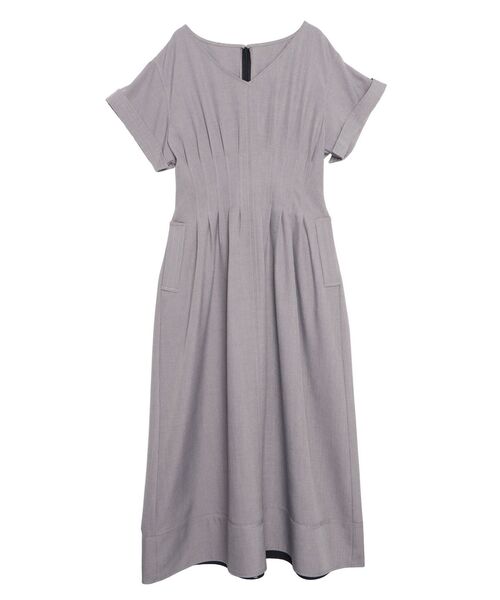 ELENDEEK（エレンディーク）の「ウエストタックワンピース（ワンピース・レディース・ベージュ/インディゴブルー・02/01）」の14枚目の写真