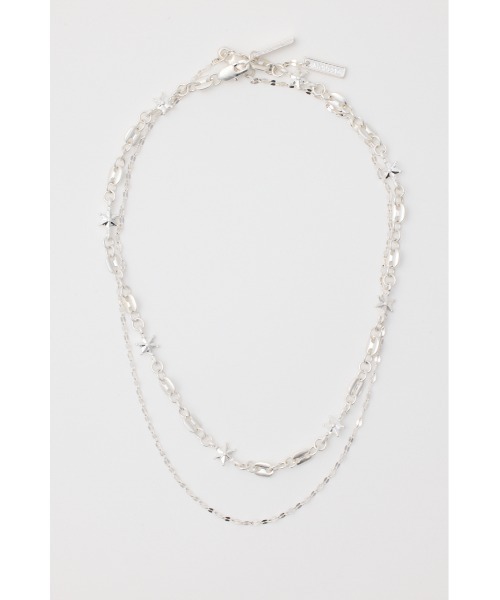 MOUSSY(マウジー)の「CHAIN COMBI ネックレス(ネックレス・レディース・ゴールド/シルバー・FREE)」の2枚目の写真