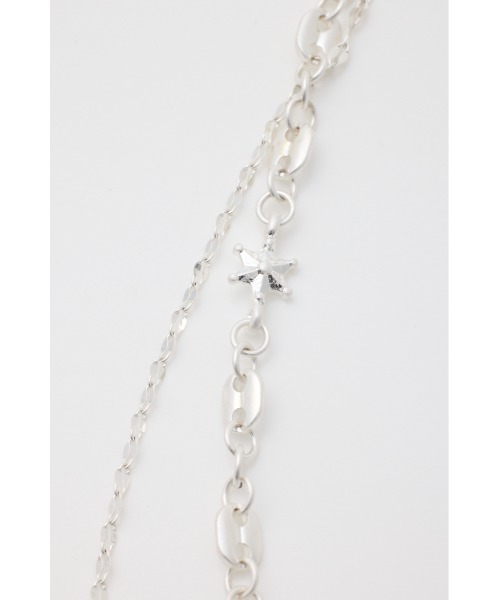 MOUSSY(マウジー)の「CHAIN COMBI ネックレス(ネックレス・レディース・ゴールド/シルバー・FREE)」の11枚目の写真