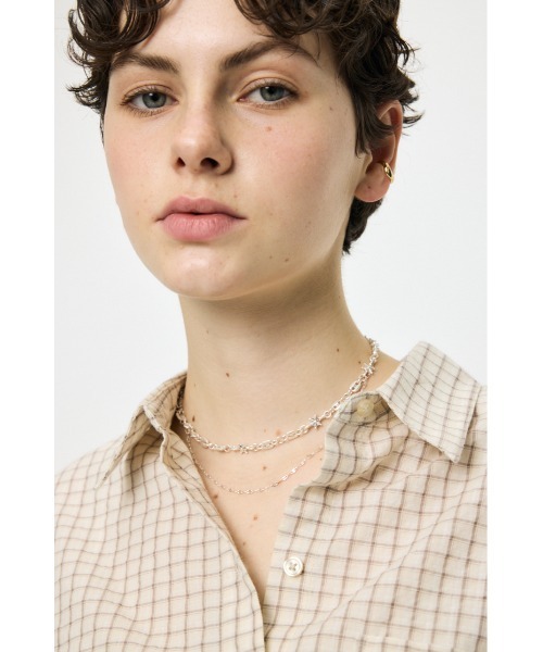 MOUSSY(マウジー)の「CHAIN COMBI ネックレス(ネックレス・レディース・ゴールド/シルバー・FREE)」の18枚目の写真