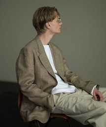 ADAM ET ROPE' | ボックス シルエット リネンブレザー(テーラードジャケット)