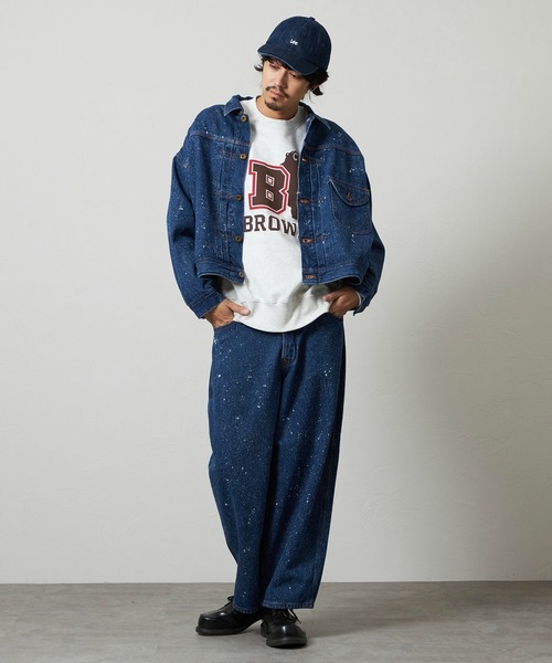 Lee(リー)の「SUPERSIZED ビッグシルエットカウボーイデニムジャケット/ギャラクティックウォッシュ セットアップ対応(デニムジャケット・メンズ・ブルー/ブラック系その他・MEDIUM/SMALL/LARGE)」の14枚目の写真