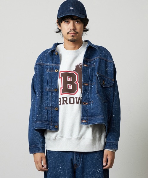 Lee(リー)の「SUPERSIZED ビッグシルエットカウボーイデニムジャケット/ギャラクティックウォッシュ セットアップ対応(デニムジャケット・メンズ・ブルー/ブラック系その他・MEDIUM/SMALL/LARGE)」の15枚目の写真