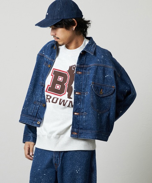Lee(リー)の「SUPERSIZED ビッグシルエットカウボーイデニムジャケット/ギャラクティックウォッシュ セットアップ対応(デニムジャケット・メンズ・ブルー/ブラック系その他・MEDIUM/SMALL/LARGE)」の16枚目の写真
