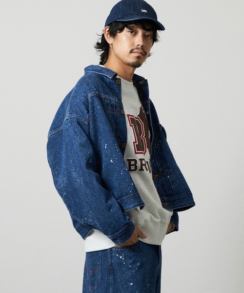 Lee(リー)の「SUPERSIZED ビッグシルエットカウボーイデニムジャケット/ギャラクティックウォッシュ セットアップ対応(デニムジャケット・メンズ・ブルー/ブラック系その他・MEDIUM/SMALL/LARGE)」の18枚目の写真