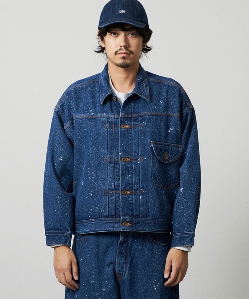 Lee(リー)の「SUPERSIZED ビッグシルエットカウボーイデニムジャケット/ギャラクティックウォッシュ セットアップ対応(デニムジャケット・メンズ・ブルー/ブラック系その他・MEDIUM/SMALL/LARGE)」の19枚目の写真