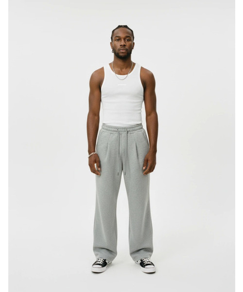 PACIENCIA（パシエンシア）の「ベーシック刺繍リブノースリーブWHITE（Tシャツ/カットソー・メンズ・その他・LARGE/XX-LARGE/X-LARGE）」の2枚目の写真