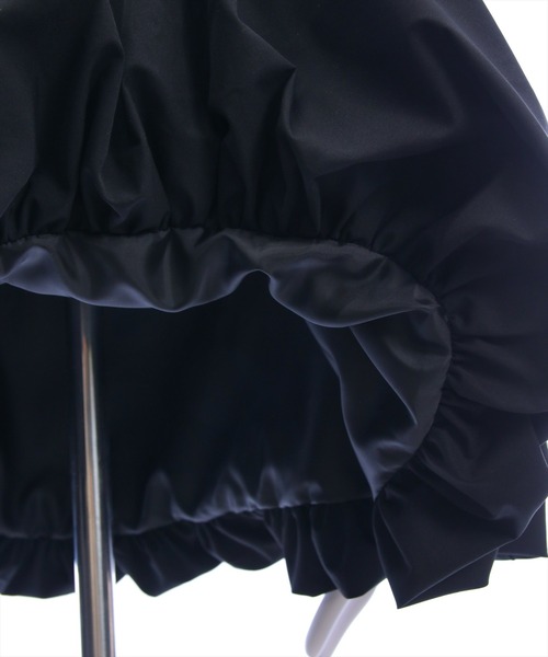 U.S. POLO ASSN.（ユーエスポロアッスン）の「【U.S. POLO ASSN.】clear 別注 布帛切替ノースリーブバルーンミニワンピース（ワンピース・レディース・ブラック/オフホワイト・F）」の9枚目の写真