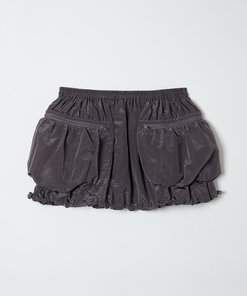 TELOPLAN（テーロプラン）の「【TELOPLAN】26SS新作 Rasim Pockets Skirt / ラシムポケットスカート（スカート・レディース・グレー系・ONE SIZE）」の2枚目の写真