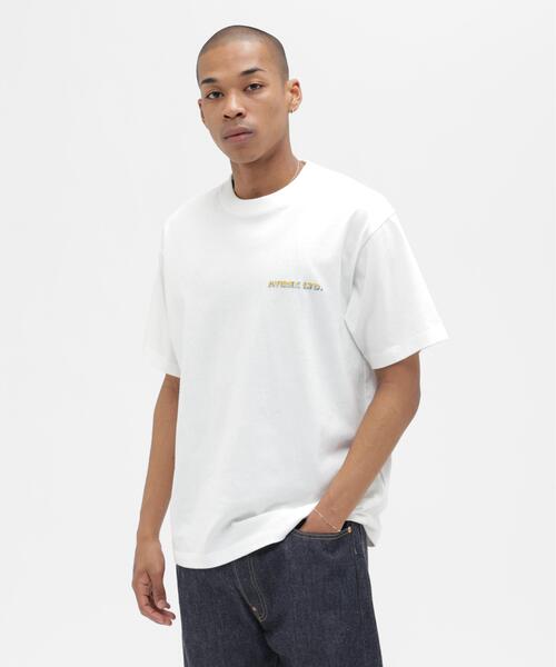 AVIREX(アヴィレックス)の「CHIEF DOG FLOCK PRINT T-SHIRT / チーフドッグ フロックプリント Tシャツ / AVIREX / アヴィレックス(Tシャツ/カットソー・メンズ・ホワイト/ネイビー・MEDIUM/XX-LARGE/X-LARGE/LARGE)」の3枚目の写真
