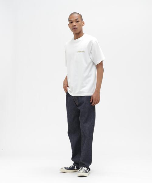 AVIREX(アヴィレックス)の「CHIEF DOG FLOCK PRINT T-SHIRT / チーフドッグ フロックプリント Tシャツ / AVIREX / アヴィレックス(Tシャツ/カットソー・メンズ・ホワイト/ネイビー・MEDIUM/XX-LARGE/X-LARGE/LARGE)」の5枚目の写真