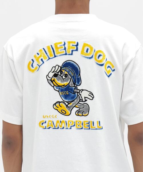 AVIREX(アヴィレックス)の「CHIEF DOG FLOCK PRINT T-SHIRT / チーフドッグ フロックプリント Tシャツ / AVIREX / アヴィレックス(Tシャツ/カットソー・メンズ・ホワイト/ネイビー・MEDIUM/XX-LARGE/X-LARGE/LARGE)」の12枚目の写真