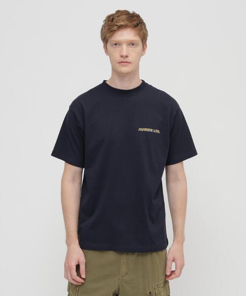AVIREX(アヴィレックス)の「CHIEF DOG FLOCK PRINT T-SHIRT / チーフドッグ フロックプリント Tシャツ / AVIREX / アヴィレックス(Tシャツ/カットソー・メンズ・ホワイト/ネイビー・MEDIUM/XX-LARGE/X-LARGE/LARGE)」の16枚目の写真