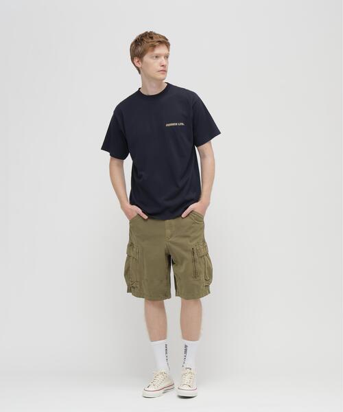 AVIREX(アヴィレックス)の「CHIEF DOG FLOCK PRINT T-SHIRT / チーフドッグ フロックプリント Tシャツ / AVIREX / アヴィレックス(Tシャツ/カットソー・メンズ・ホワイト/ネイビー・MEDIUM/XX-LARGE/X-LARGE/LARGE)」の18枚目の写真