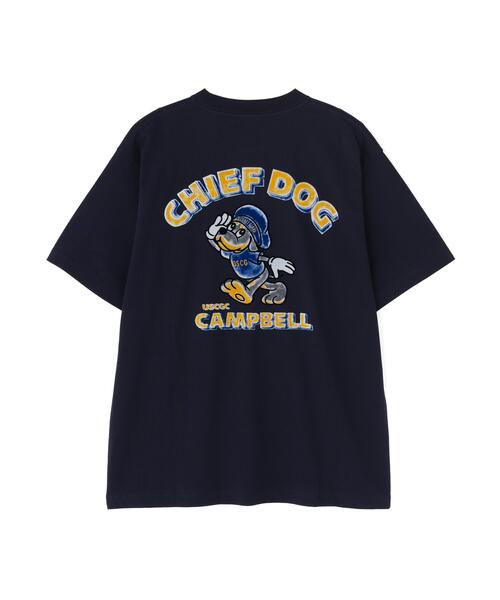 AVIREX(アヴィレックス)の「CHIEF DOG FLOCK PRINT T-SHIRT / チーフドッグ フロックプリント Tシャツ / AVIREX / アヴィレックス(Tシャツ/カットソー・メンズ・ホワイト/ネイビー・MEDIUM/XX-LARGE/X-LARGE/LARGE)」の19枚目の写真