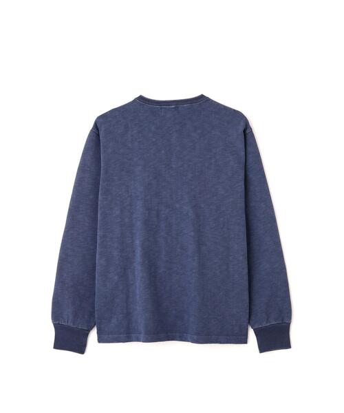 Schott(ショット)の「Schott/ショット/SLUB HENLEY LS T-SHIRT/スラブ ヘンリーネック ロンT(Tシャツ/カットソー・メンズ・ブラック/ネイビー・L/2XL/XL/M)」の17枚目の写真